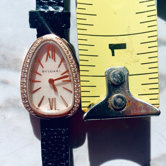 Rare Bulgari Serpenti Rose Gold and Diamond Watch - Picture 15 of 16
